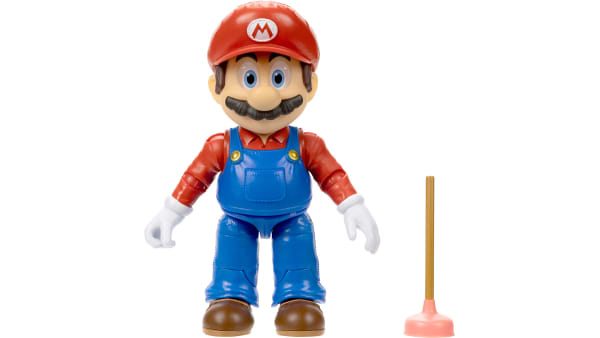 The Super Mario Bros. Movie 5 Figure Series Mario Figure with Plunger Accessory Nintendo Official Site